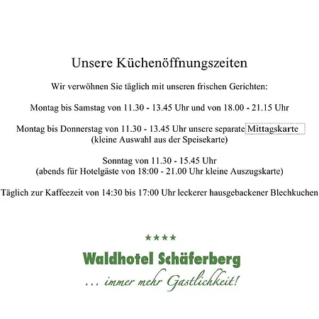 Waldhotel Schäferberg 4* Espenau